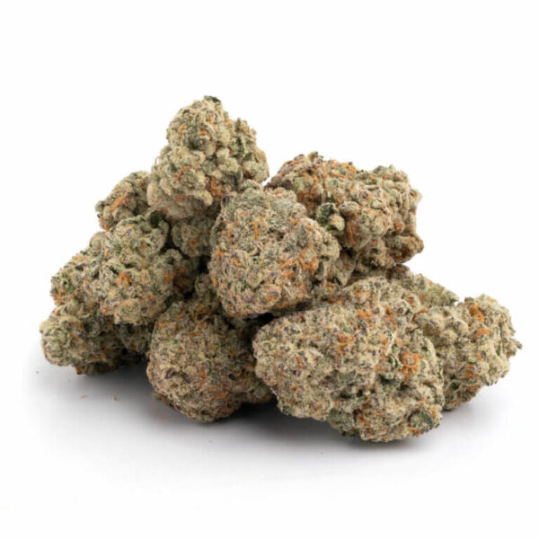 Island Sweet Skunk THCa Flower – vibrant buds with tropical aromas and bright green hues.