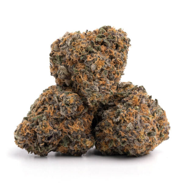 OG Kush THCa Flower – Dense cannabis buds with a frosty coating of trichomes.