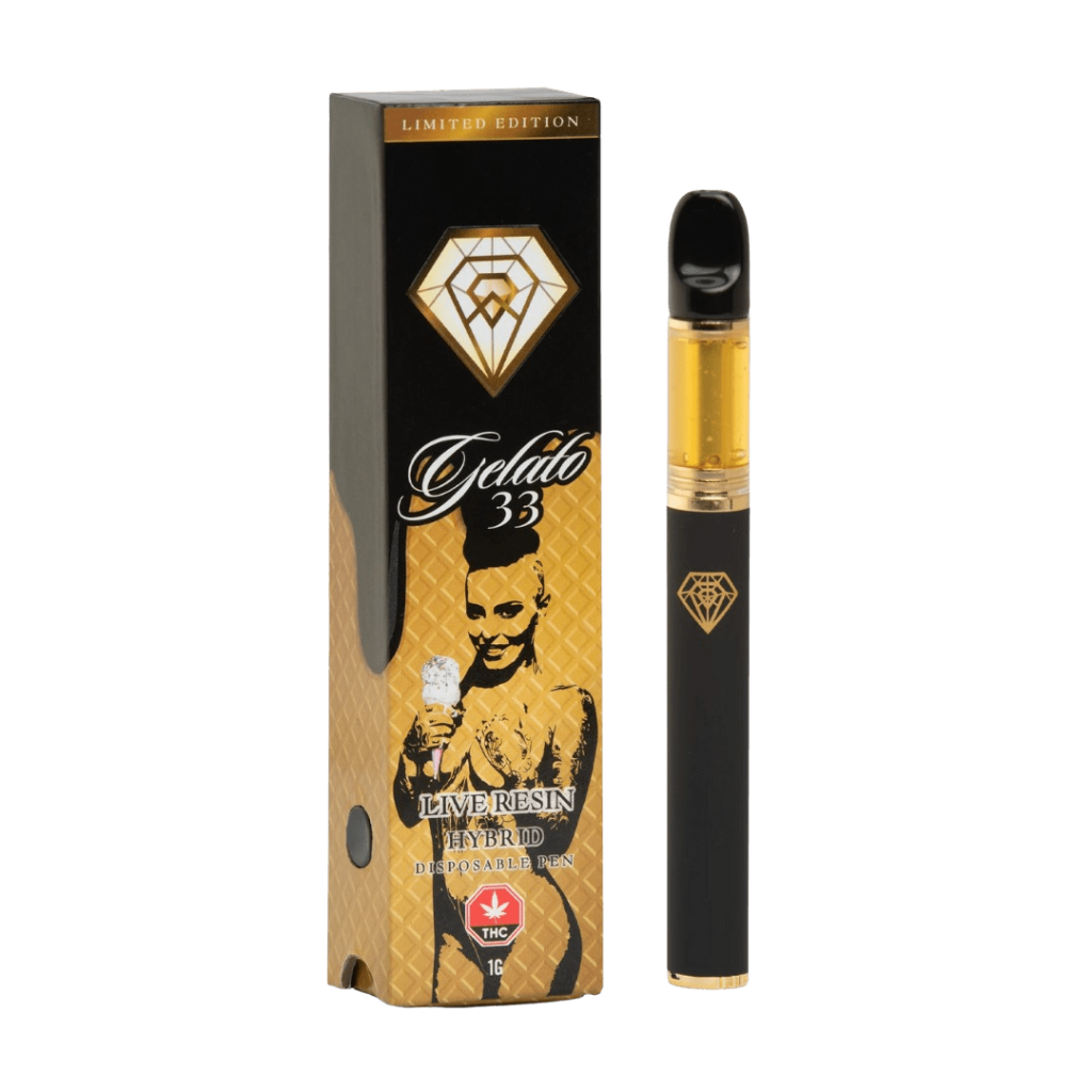 Diamond Extracts THC Disposable Pen 1G -Gelato-33-1g